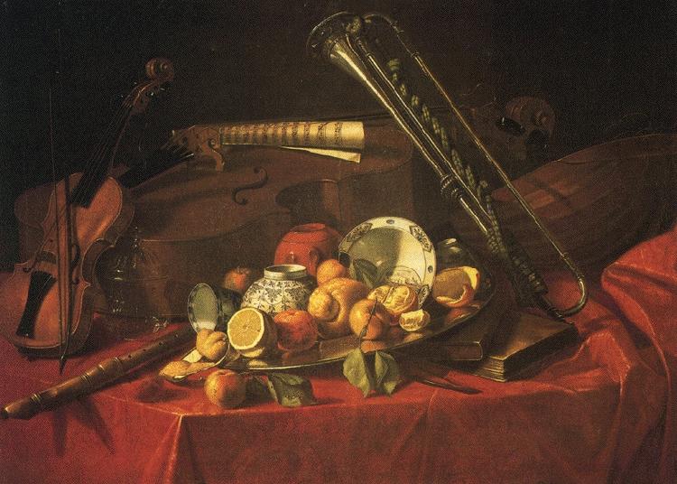 Cristoforo Munari Musical Instruments oil painting image